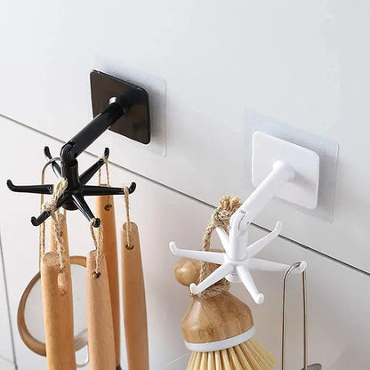 Wall-Mounted Adjustable  Degree hook stiker